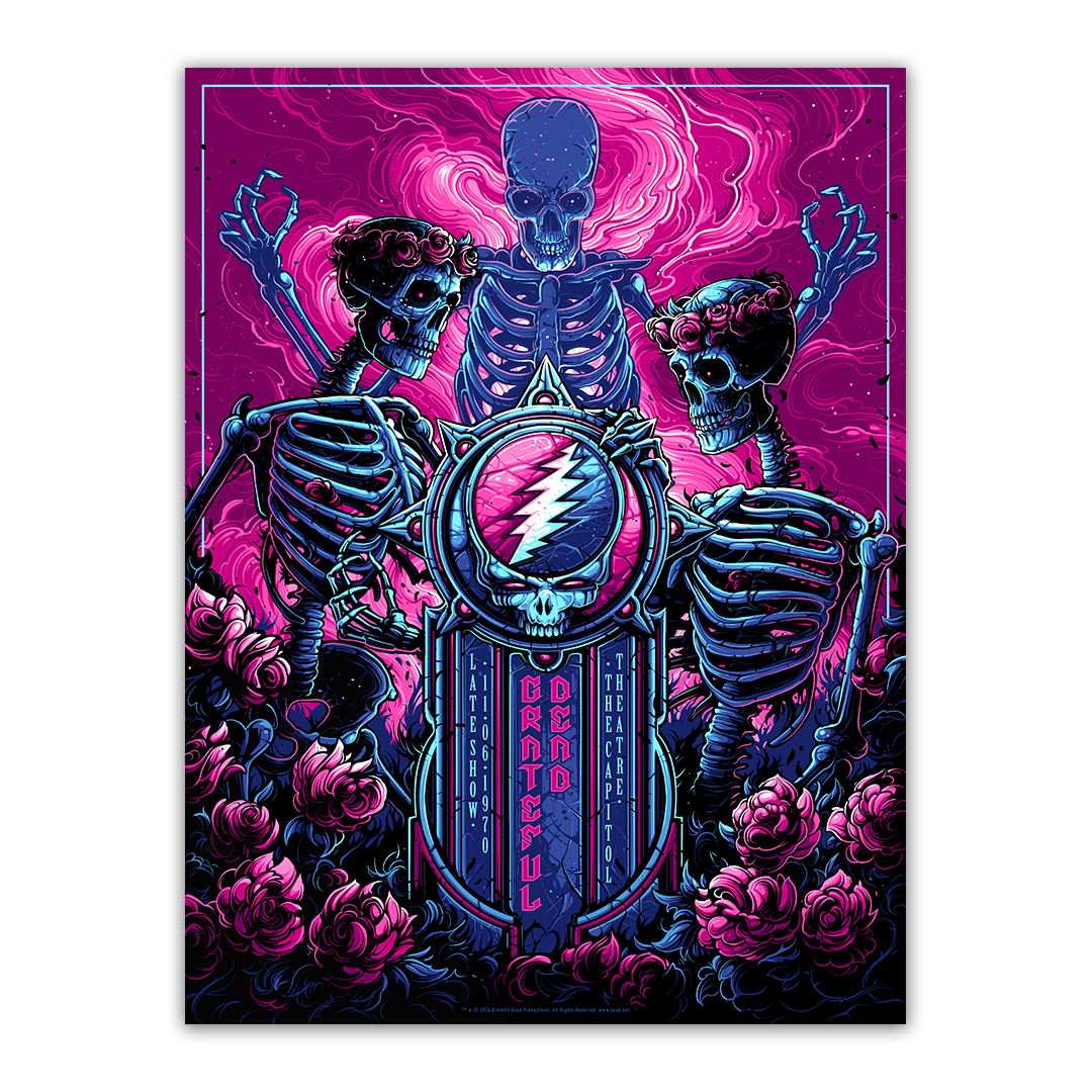 Grateful Dead (11/6/1970) Main Edition Poster by Dan Mumford