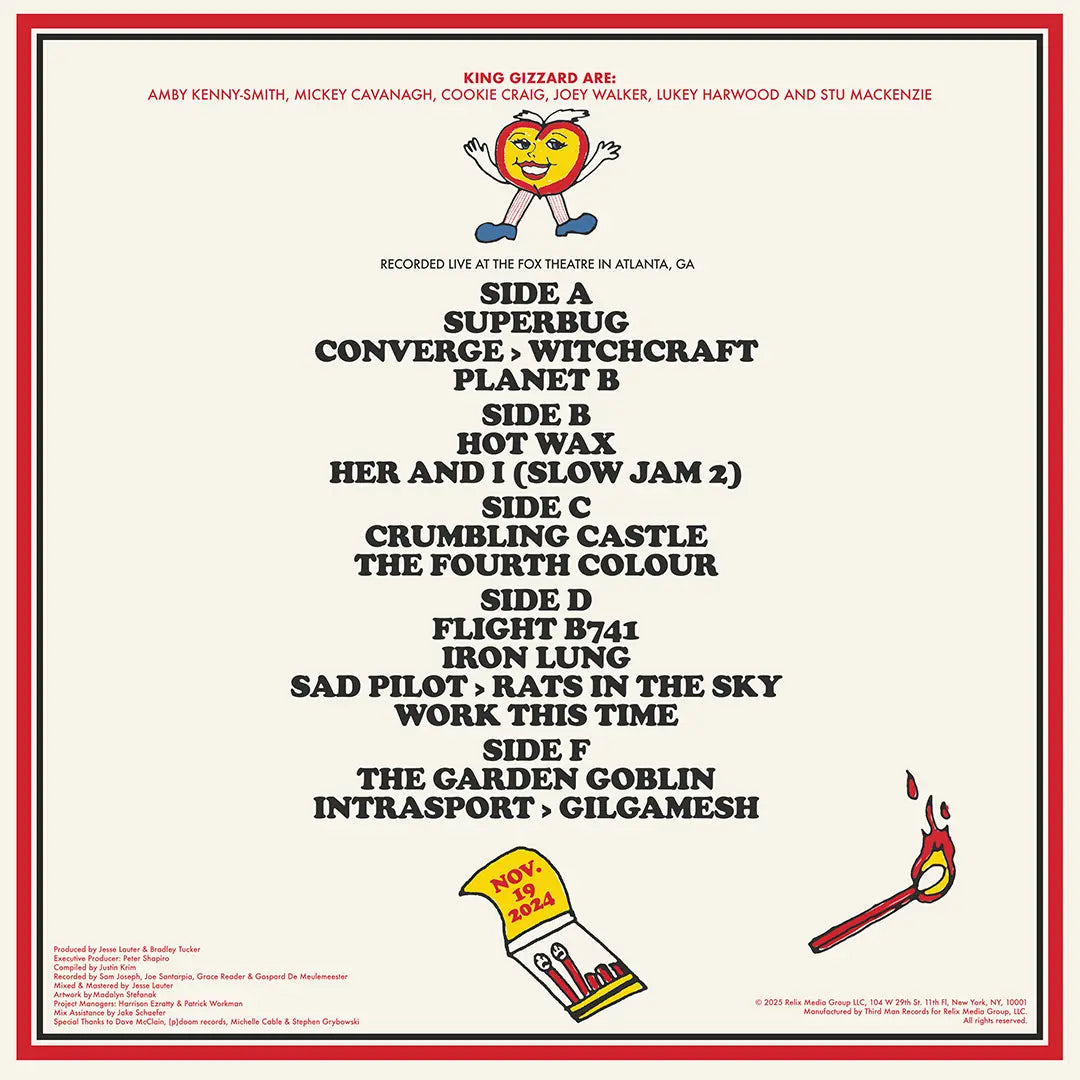King Gizzard & The Lizard Wizard - Flame Vinyl LP | Relix