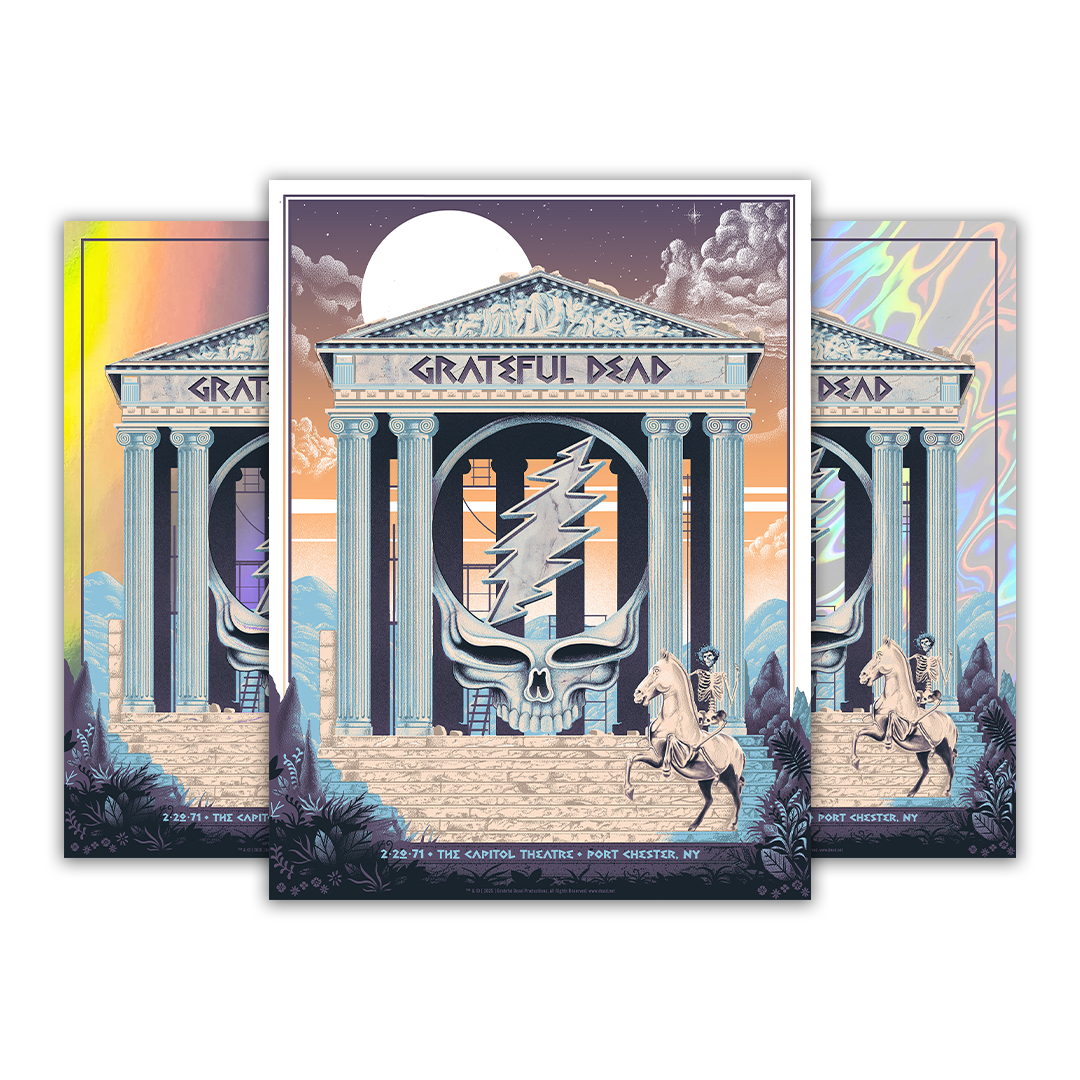 Grateful Dead (2/20/1971) by Paul Kreizenbeck - 3 Poster Bundle
