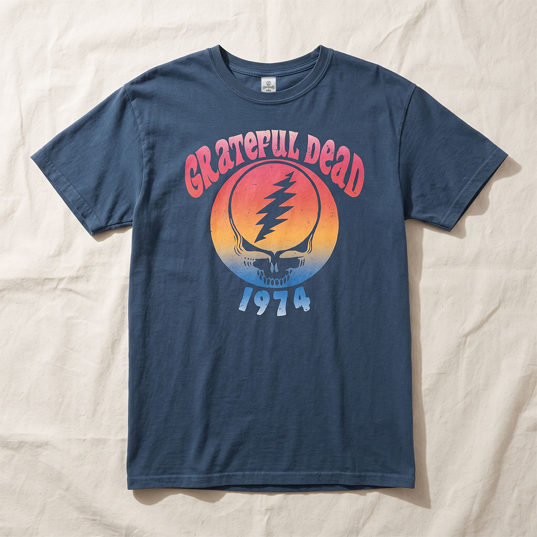 Grateful Dead x Relix 1974 Stealie Tee - Navy