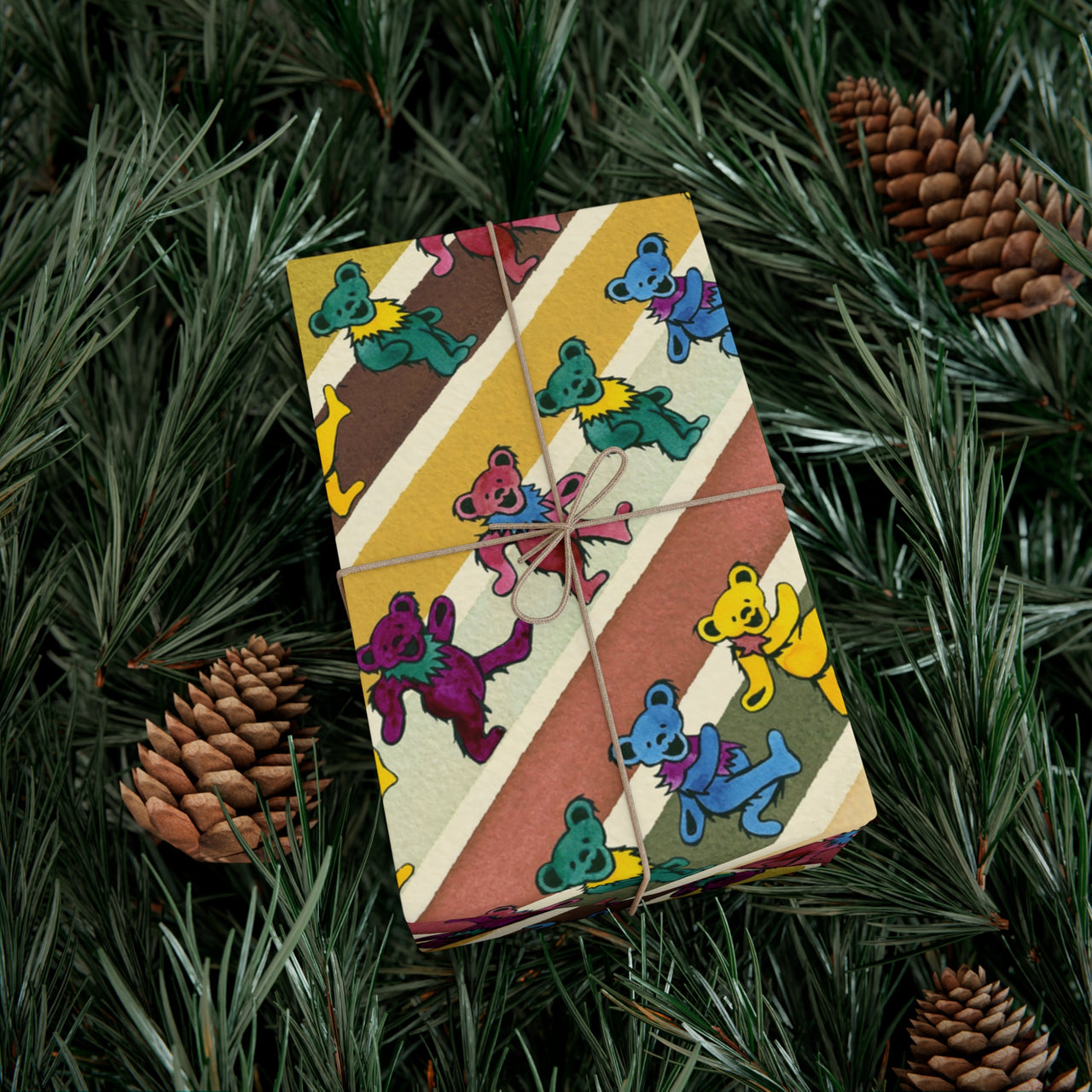 Grateful Dead Dancing Bears Wrapping Paper