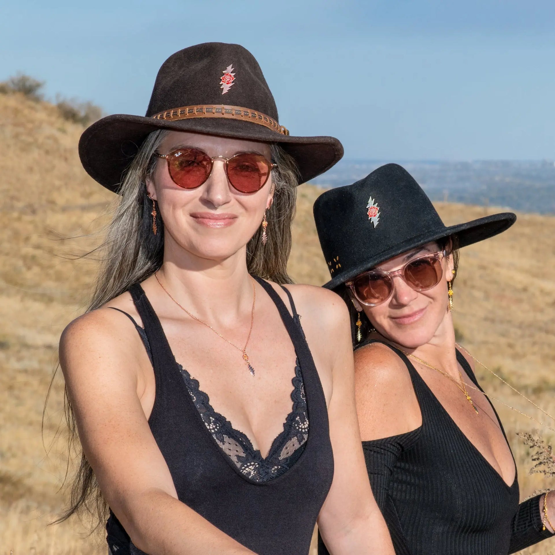 Grateful Dead Rose & Bolt Logo Pin | Rose Gold Hiouchi Jewels / Rose & Bolt Grateful Dead Jewelry Pin {{Shop name}}