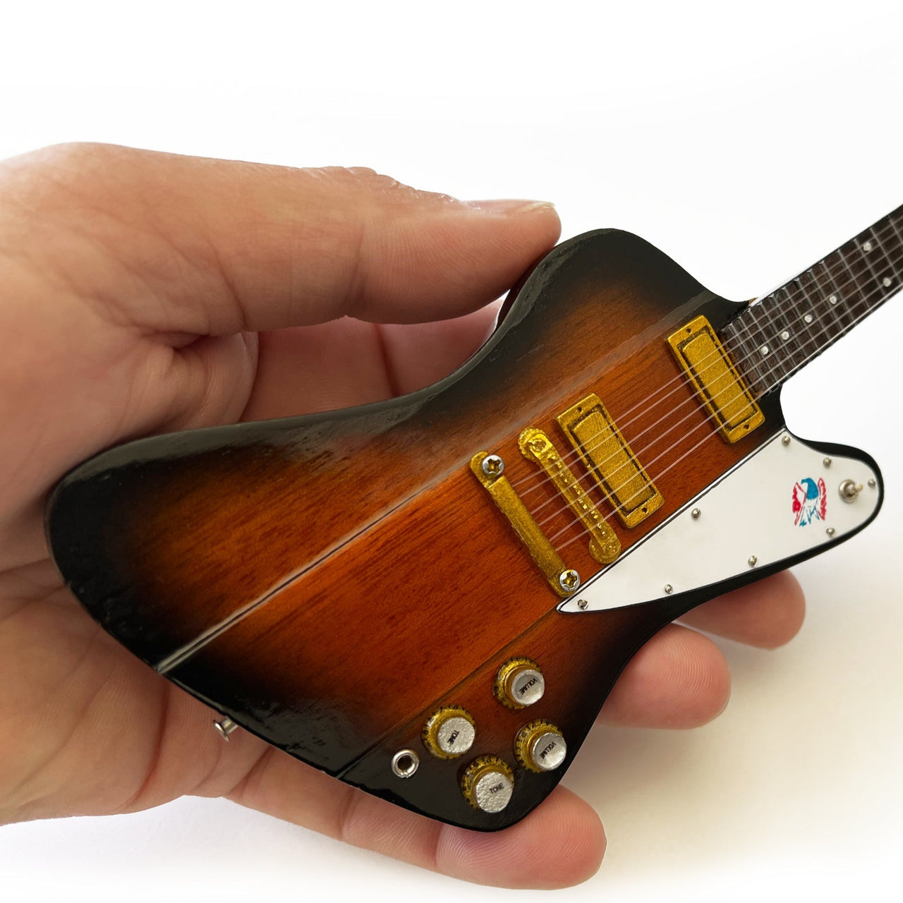 Tom Petty Gibson Firebird V Sunburst Mini Guitar