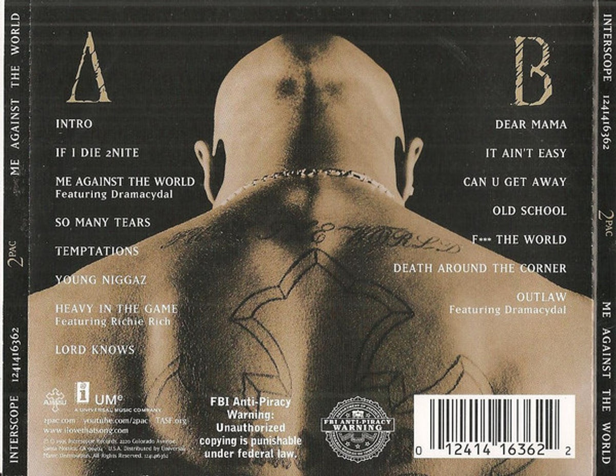 2pac – Me Against the World (CD)
