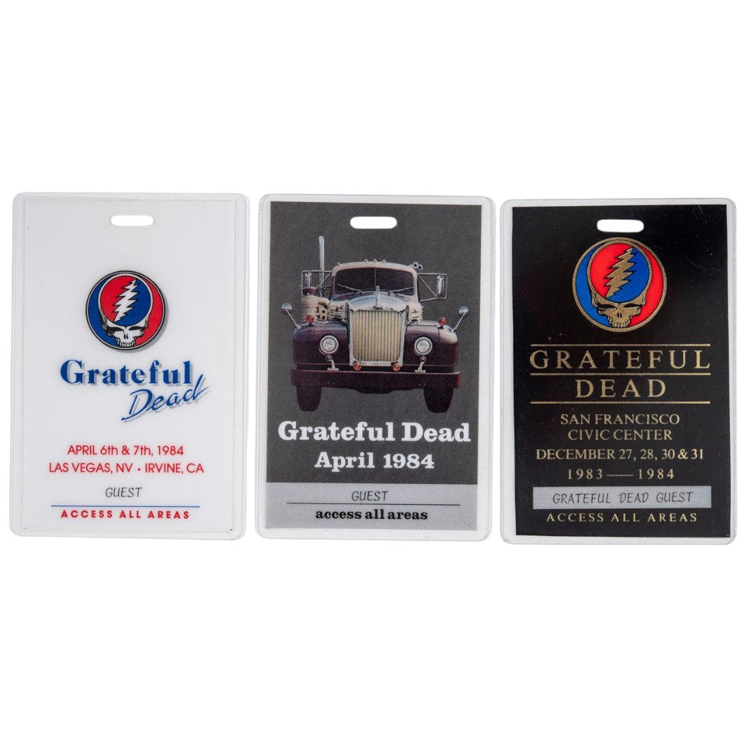Grateful Dead All Access Passes (1983-1984) from Robbie Taylor