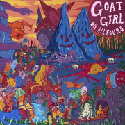 the album cover for Goat Girl - On All Fours