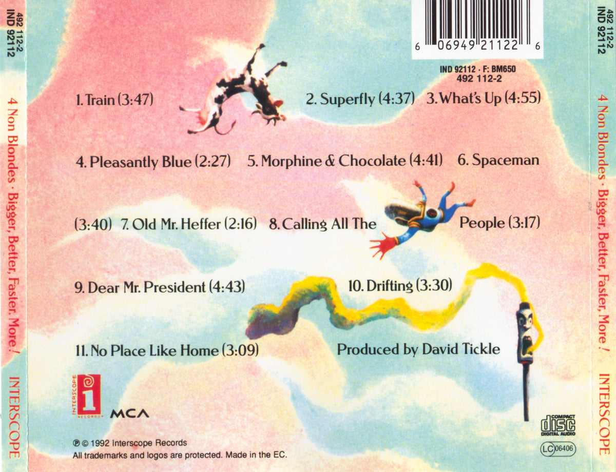 4 Non Blondes – Bigger Better Faster More (CD)