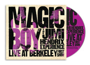 the album cover for Jimi Hendrix Experience - Magic Boy: The Jimi Hendrix Experience Live At