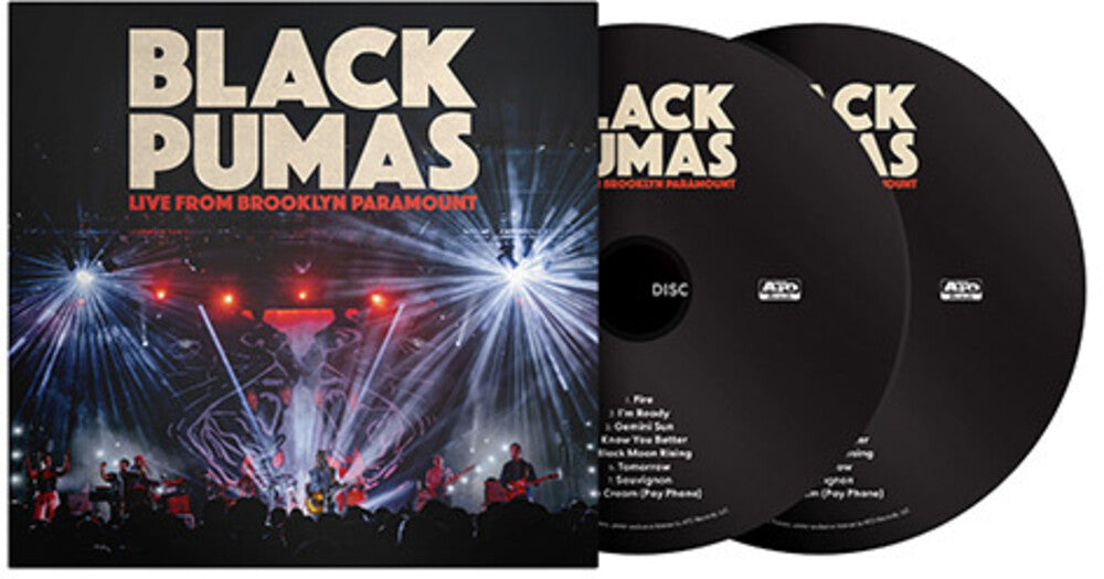 the album cover for Black Pumas - Live From Brooklyn Paramount [2 CD]