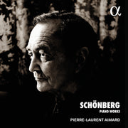 the album cover for Pierre Aimard -Laurent - Schoenberg: Pno Works