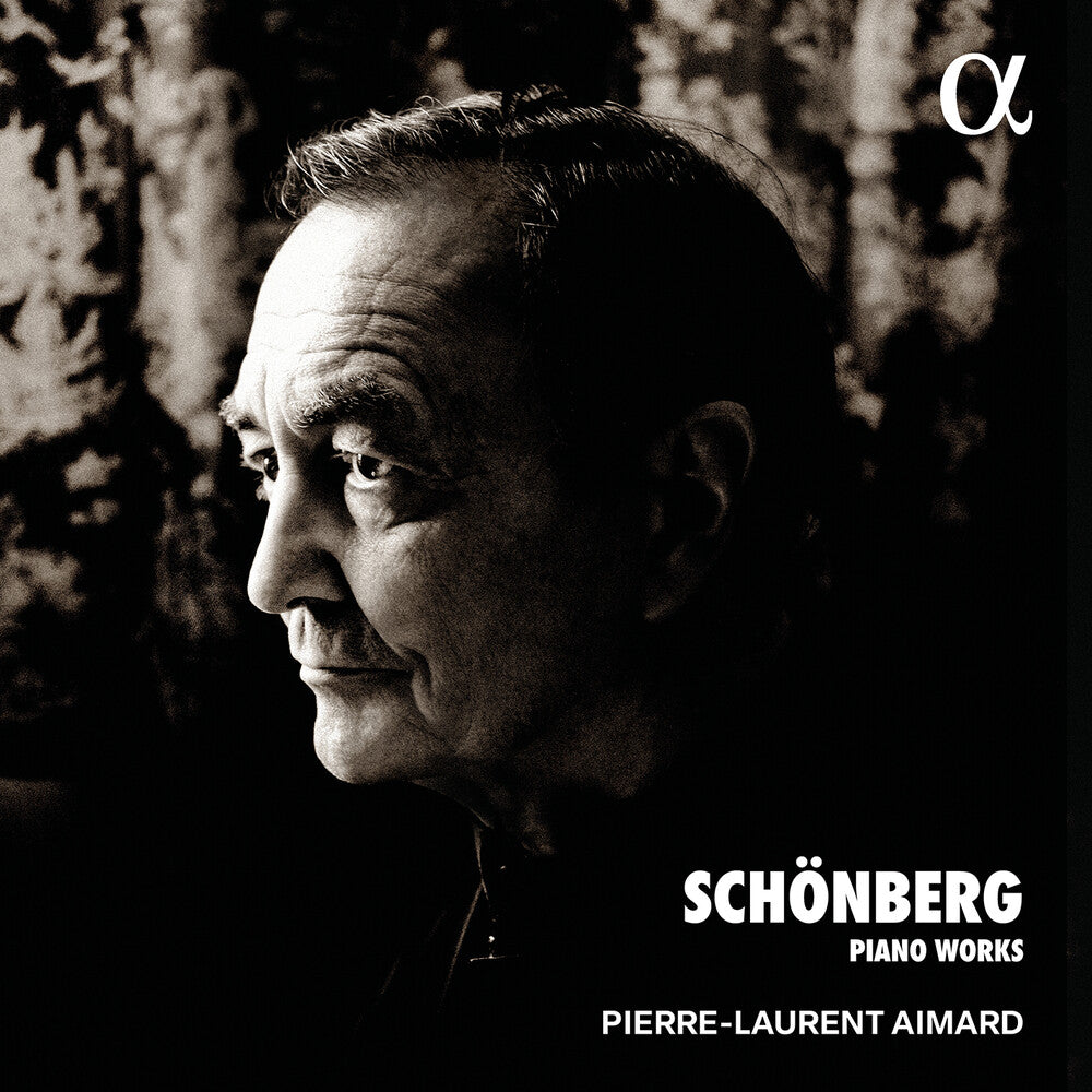 the album cover for Pierre Aimard -Laurent - Schoenberg: Pno Works