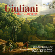 the album cover for Giulio Tampalini - Giuliani: Guitar Concertos