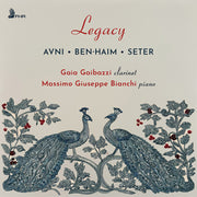 the album cover for Gaia Gaibazzi - Avni Ben-Haim & Seter: Legacy - Complete Works For