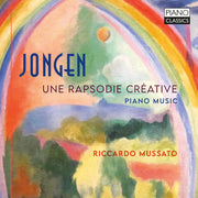 the album cover for Riccardo Mussato - Jongen: Une Rapsodie Creative