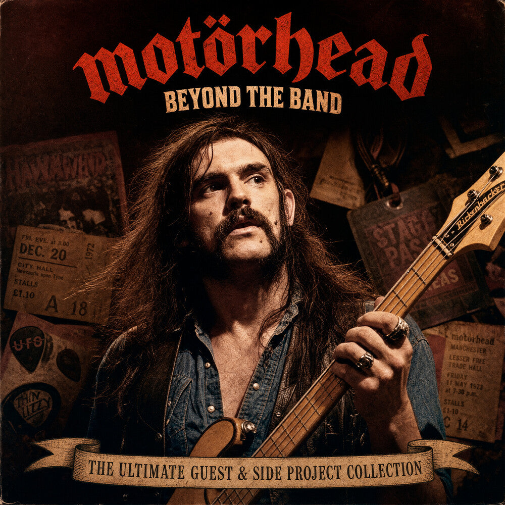 the album cover for Motörhead - Beyond The Band - Ultimate Guest & Side Project