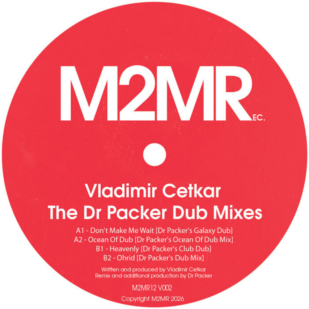 the album cover for Vladimir Cetkar - Dr Packer Dub Mixes