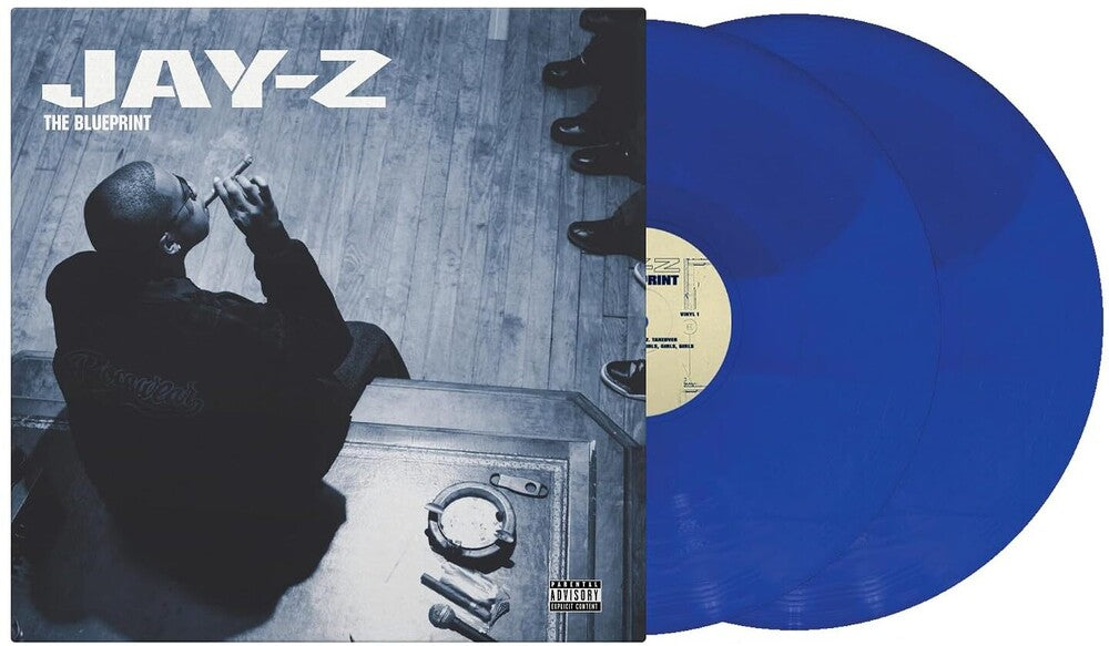 the album cover for Jay-Z - The Blueprint - 25th Anniversary [Cobalt Blue 2LP]