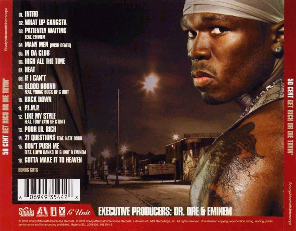 50 Cent – Get Rich Or Die Tryin' (CD)