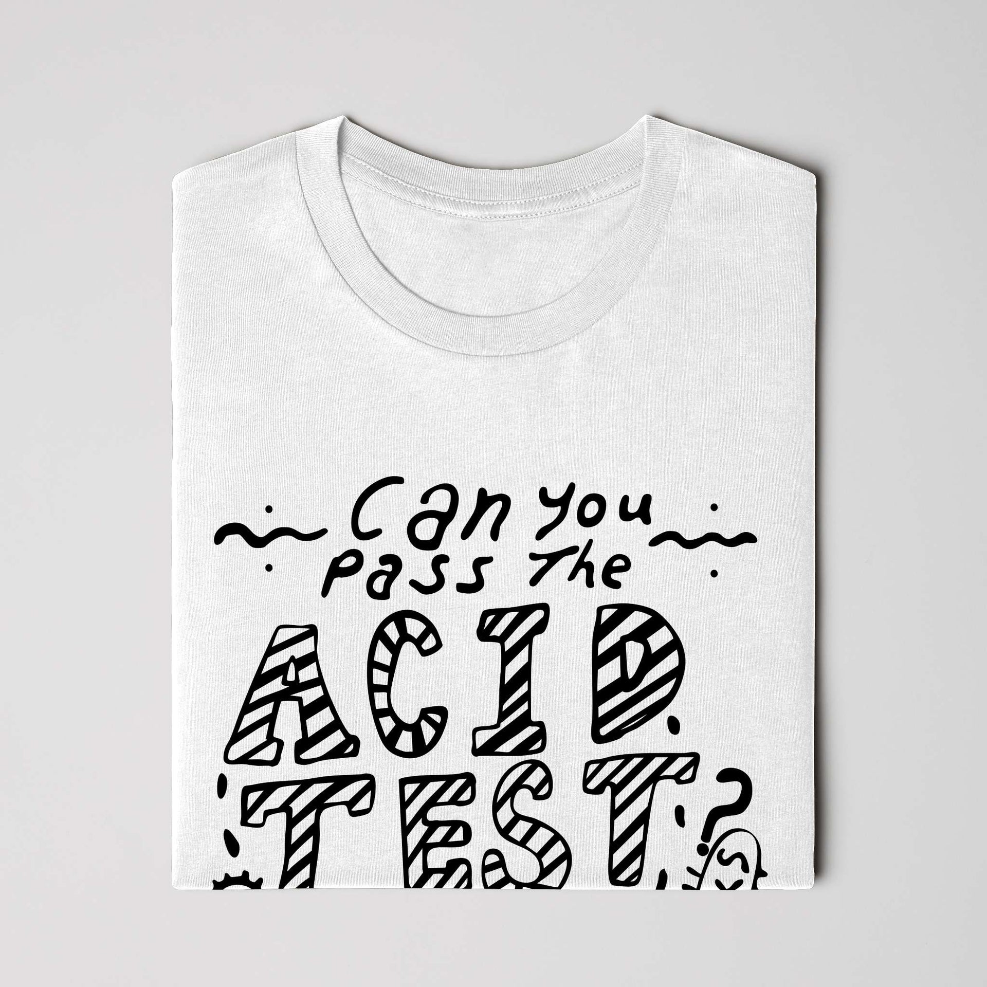 Can You Pass the Acid Test? Throwback Flyer T-Shirt [NEW]
