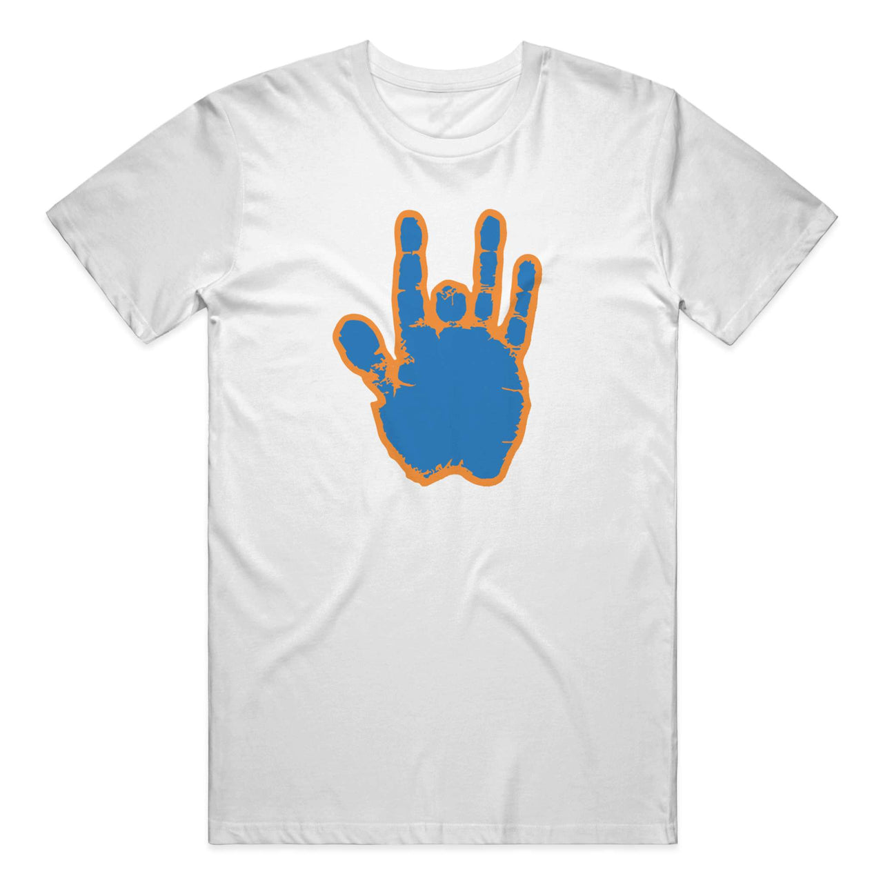 Jerry Garcia Hand T-Shirt (Blue & Orange)