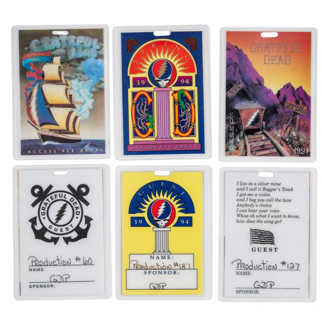Grateful Dead All Access Passes (1991-1994) from Robbie Taylor