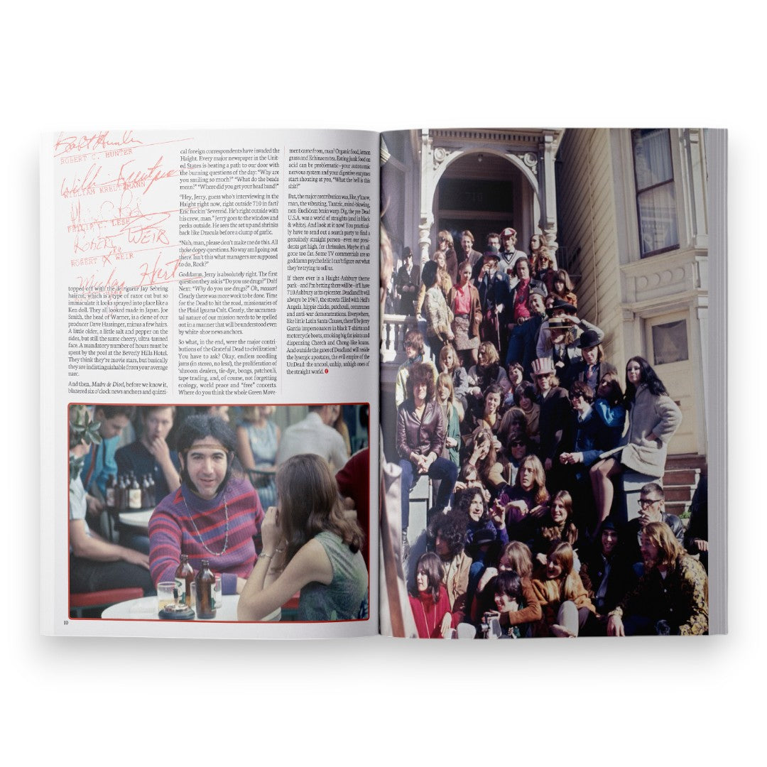 Archival concert photos of the Grateful Dead from 1960s to 2020s