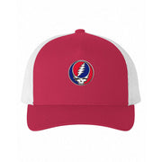 RELIX GD STEALIE EMB PATCH SEWN ON 6506 RED WHITE