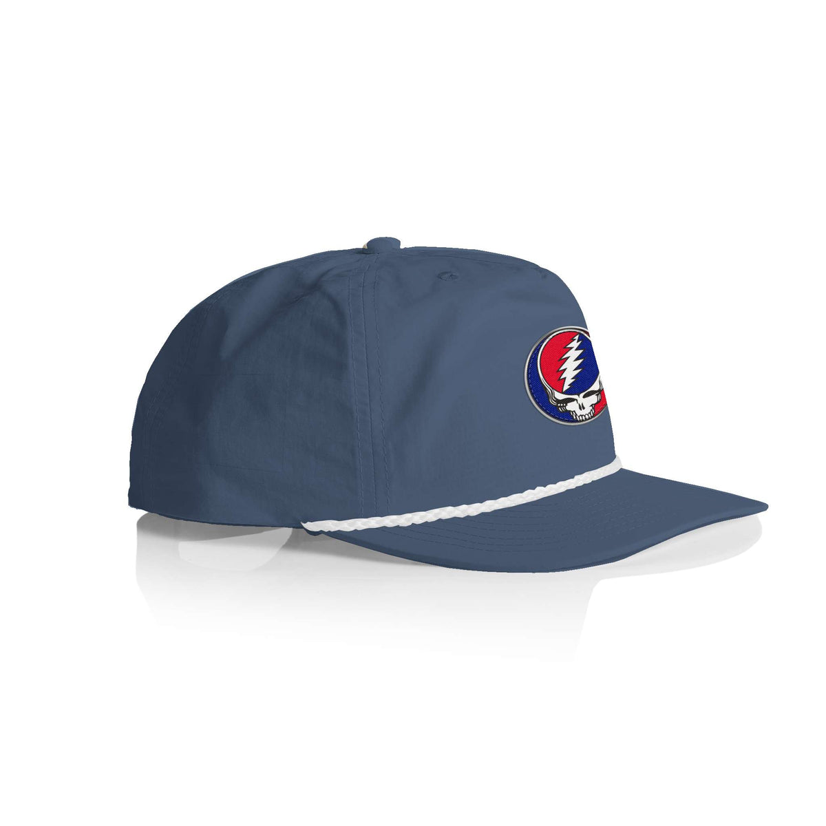 RELIX GD STEALIE EMB PATCH 256 NAVY WHITE