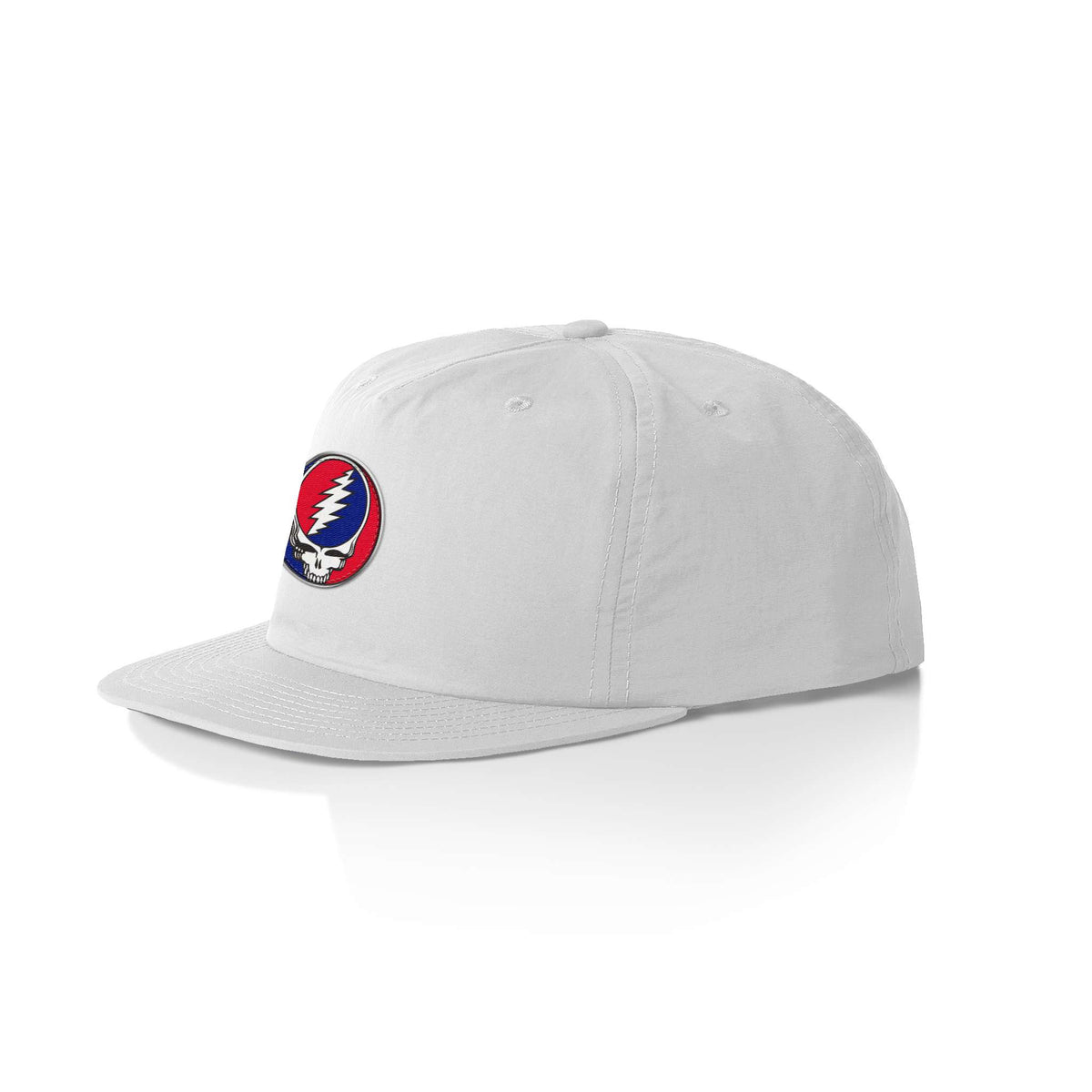 RELIX GD STEALIE EMB PATCH 1114 WHITE