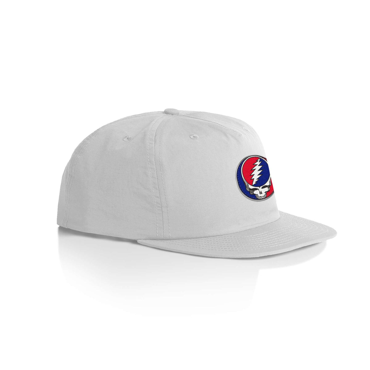 RELIX GD STEALIE EMB PATCH 1114 WHITE