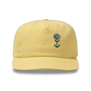Flower Stealie Surf Hat in Lemonade — Officially licensed Grateful Dead Hat from Relix