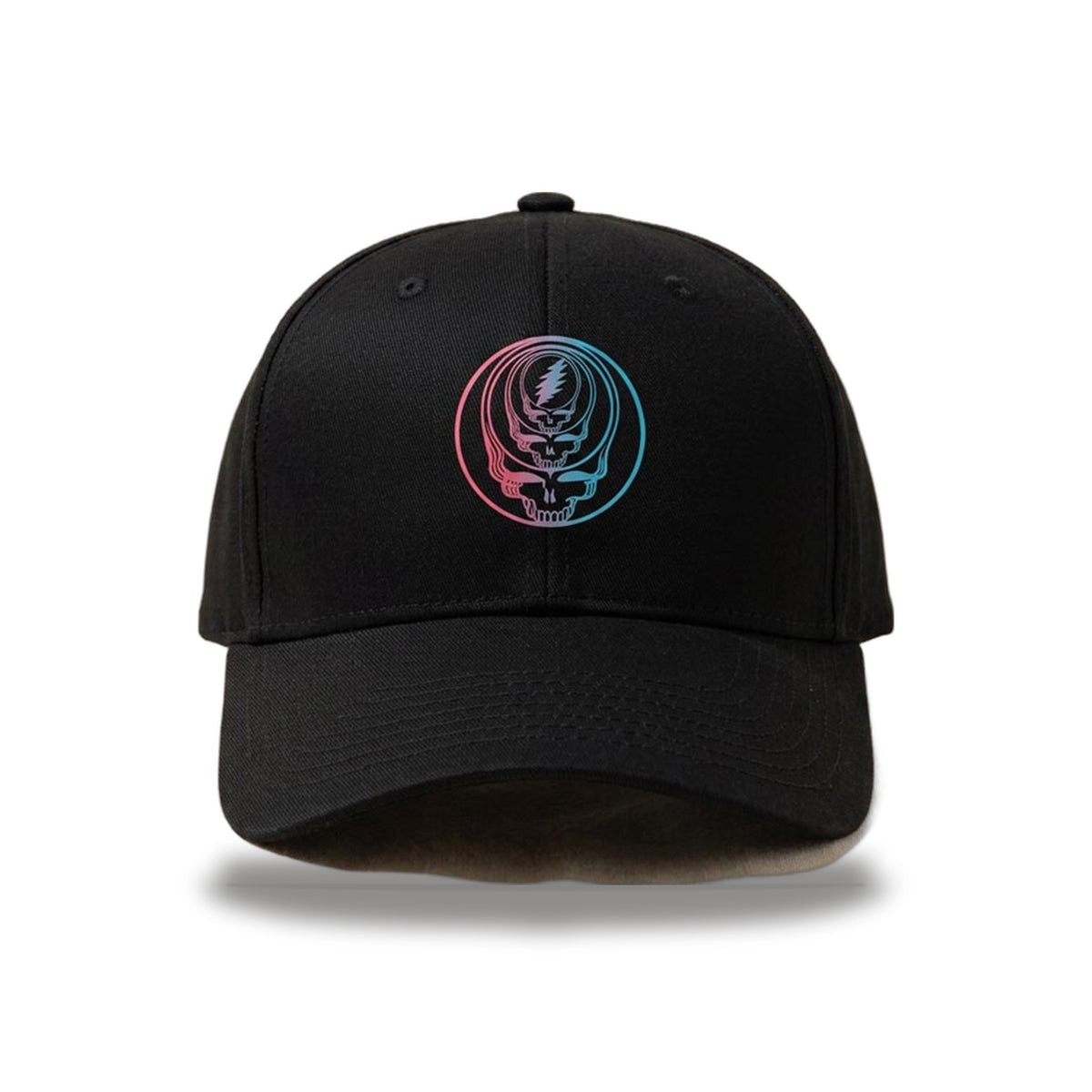 Triple Nested Stealie Foam Trucker Hat in Black — Officially licensed Grateful Dead Hat from Relix