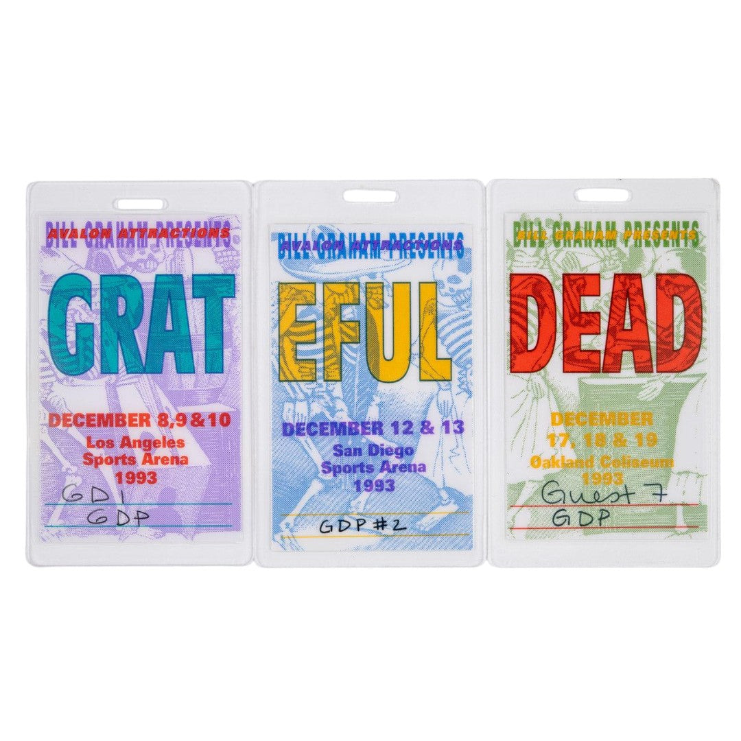 Grateful Dead All Access Passes (1993) from Robbie Taylor
