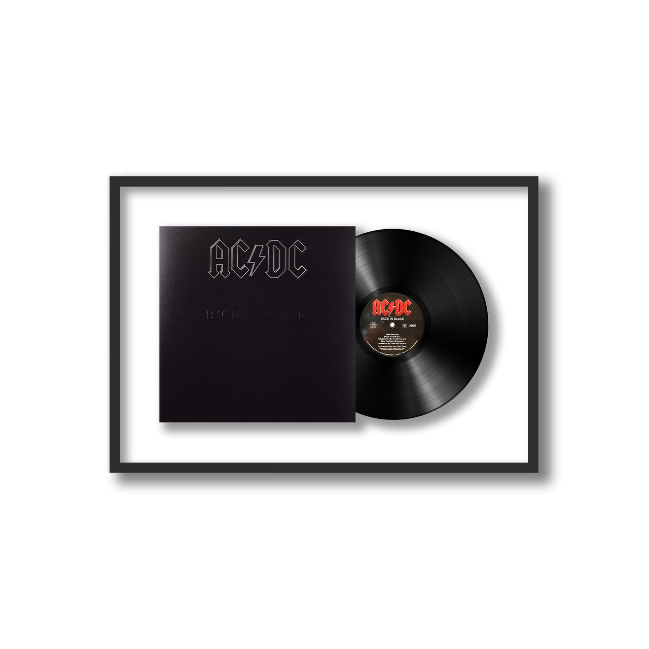 AC/DC - Back In Black (Framed Vinyl)
