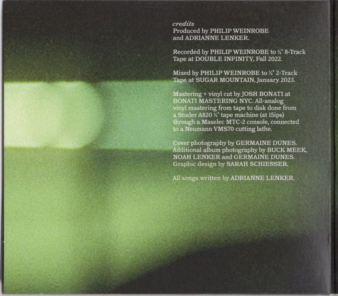 Adrianne Lenker - Bright Future CD | Relix
