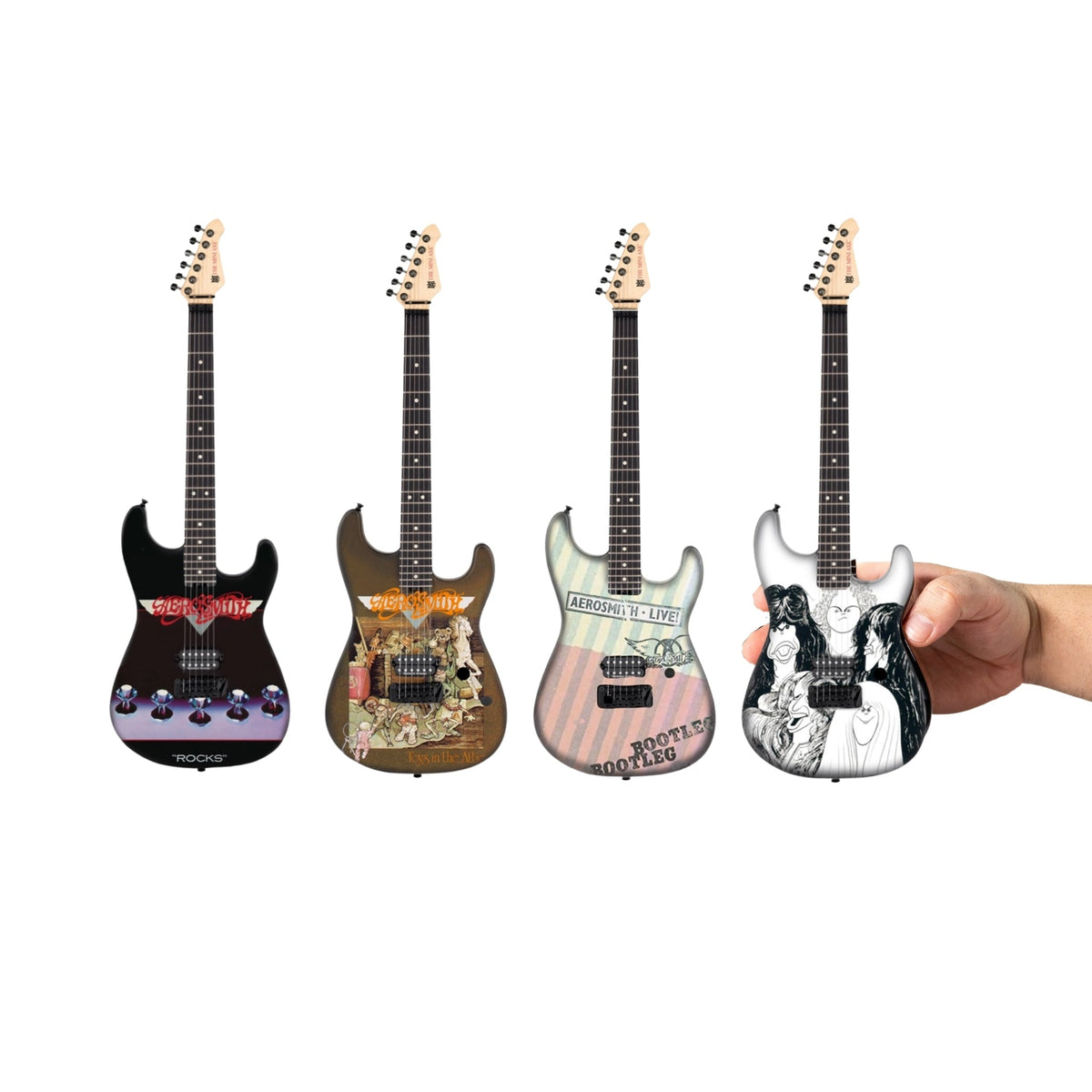 Aerosmith "The 70's Set" Mini Guitar Collection