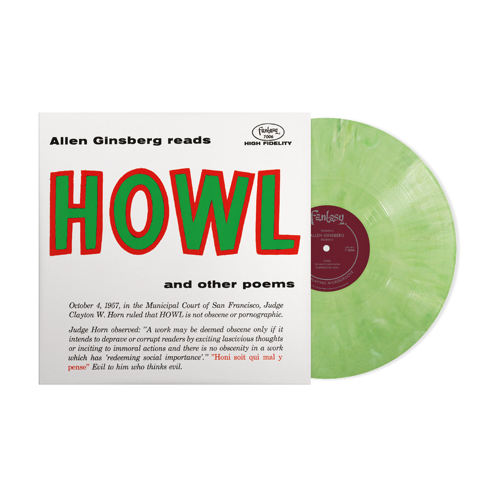Allen Ginsberg – Howl And Other Poems (Eco-friendly Green Blend LP Vinyl)