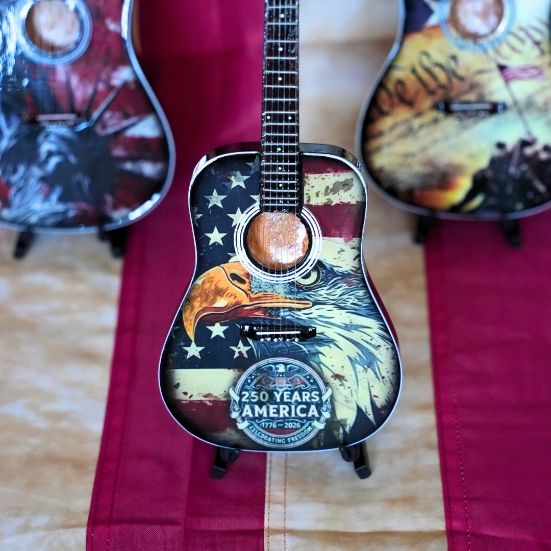 America 250 Mini Guitar