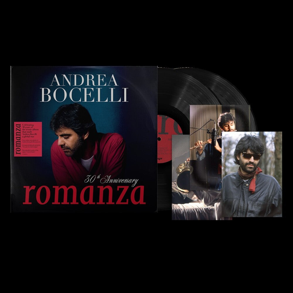 Andrea Bocelli – Romanza - 30th Anniversary (180g Black with 3 Lithographs LP Vinyl)