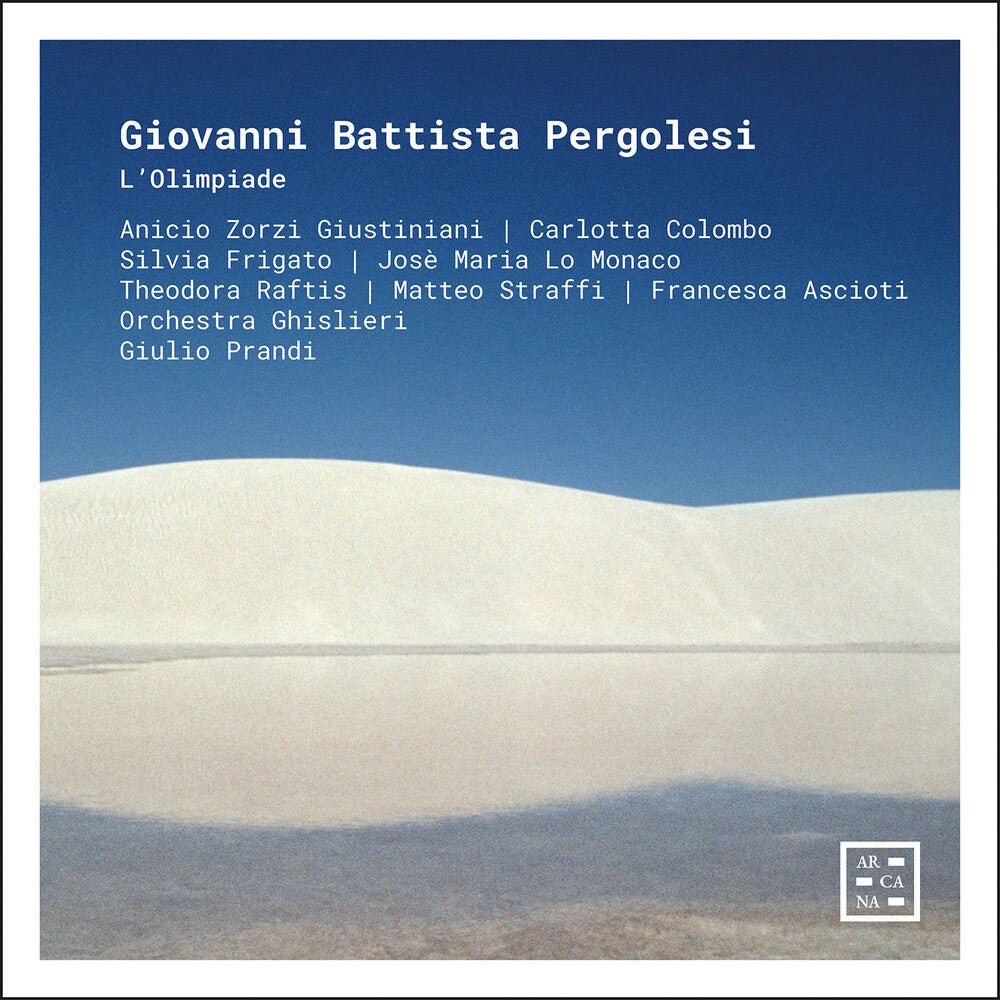 Anicio Giustiniani Zorzi – Pergolesi: L'olimpiade (CD)