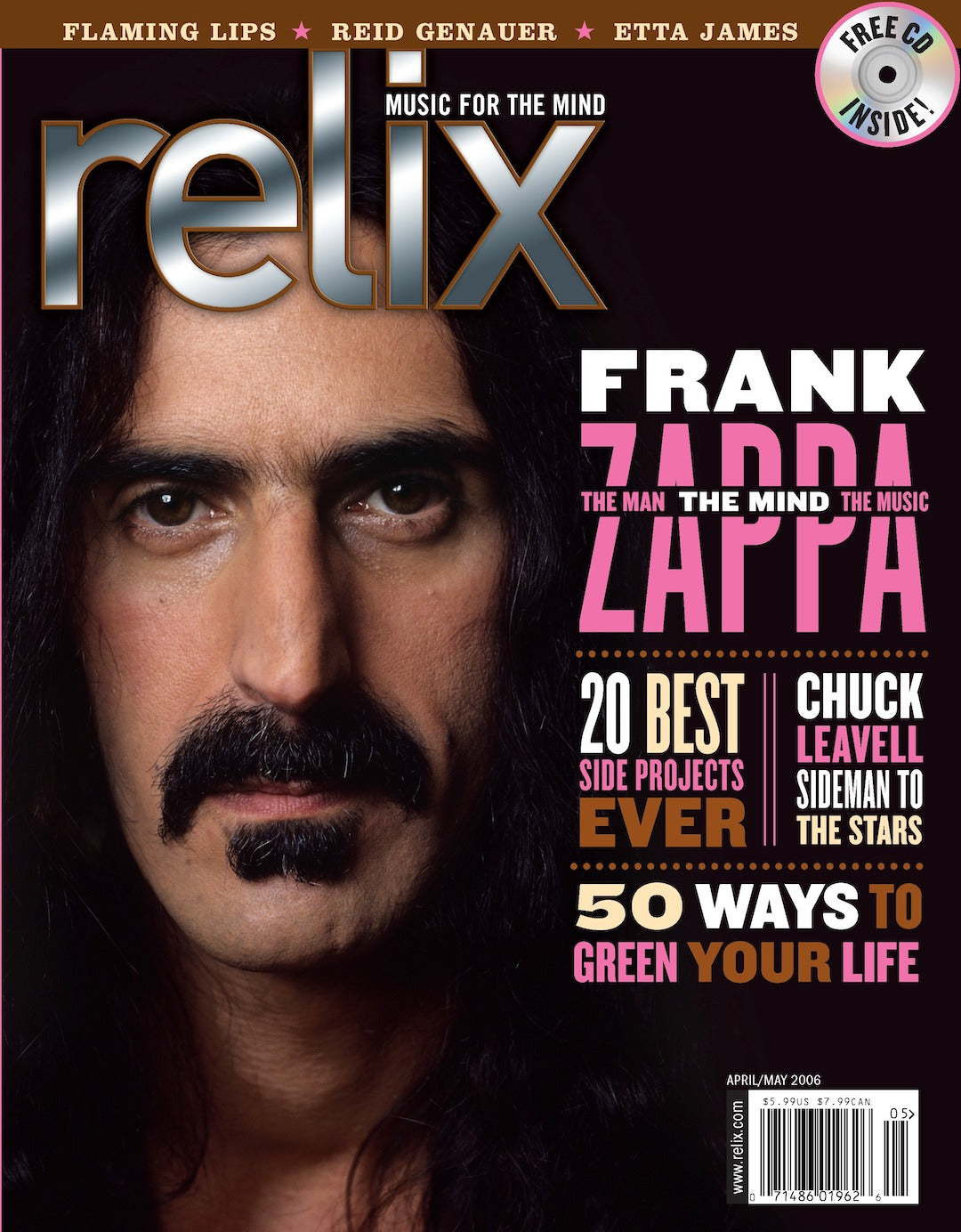 Frank Zappa - April/May 2006 Relix Issue