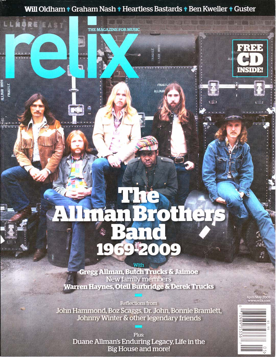 The Allman Brothers Band - April/May 2009 Relix Issue