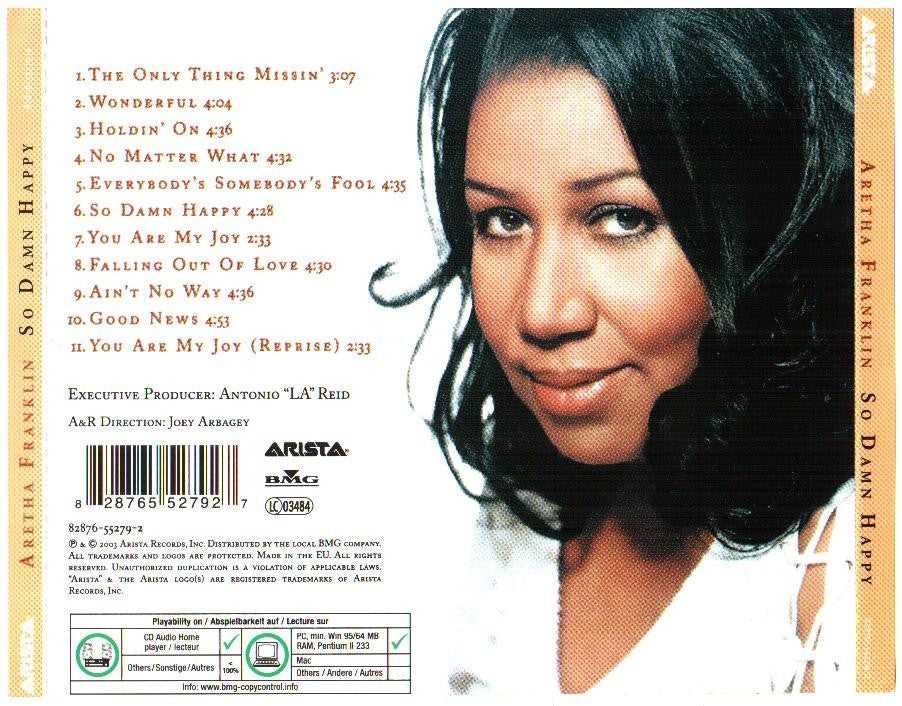 Aretha Franklin – So Damn Happy (CD)