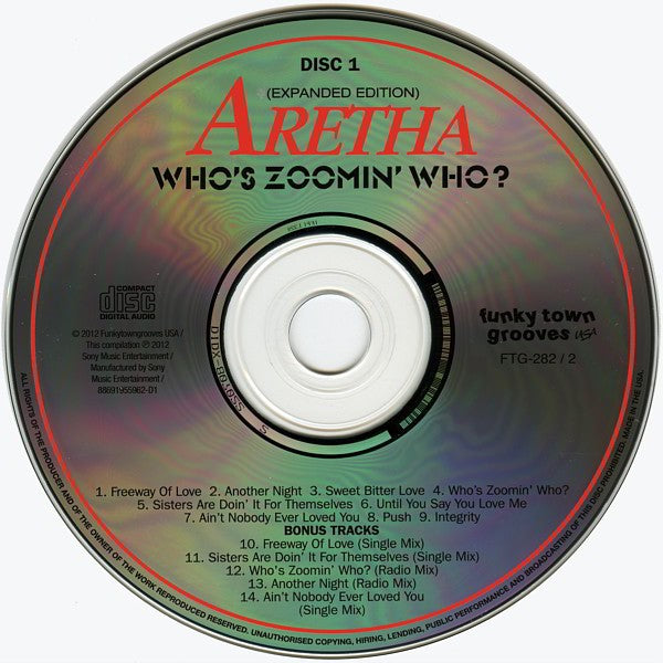 Aretha Franklin – Who's Zoomin' Who (CD)