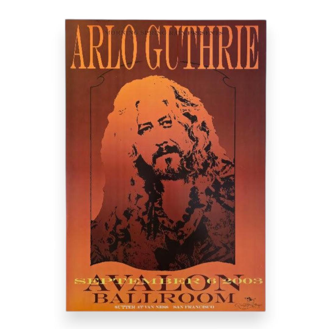 Arlo Guthrie – The Avalon Ballroom, San Francisco (Sep 6, 2003) by Stanley Mouse