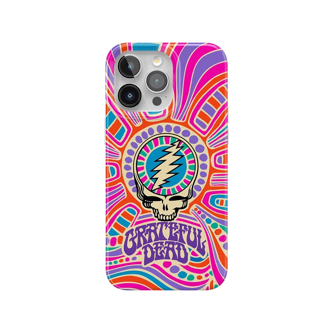 Grateful Dead Art of Chaos Skull iPhone Case - Front View