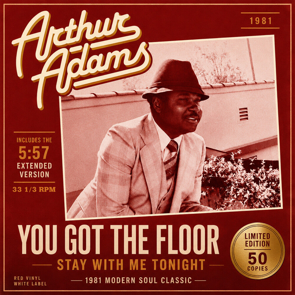 Arthur Adams – You Got The Floor / Stay With Me (Signed LP Vinyl)