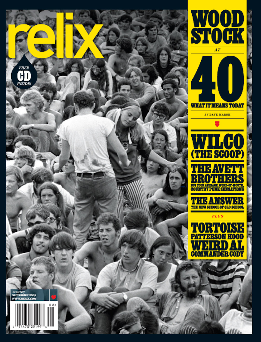 Woodstock at 40 - August/September 2009 Relix Issue