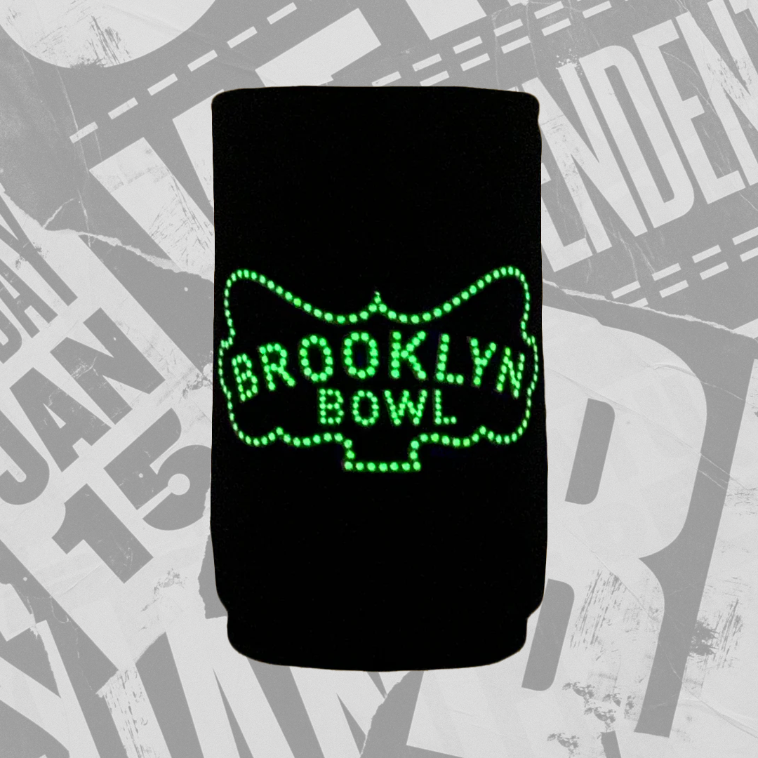 Brooklyn Bowl Glow in the Dark Can Cooler