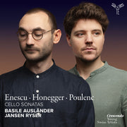 Basile Auslander / Ryser,Jansen – Enescu Honegger & Poulenc: Cello Sonatas (CD)
